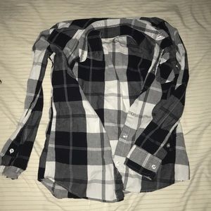 Black and white flannel